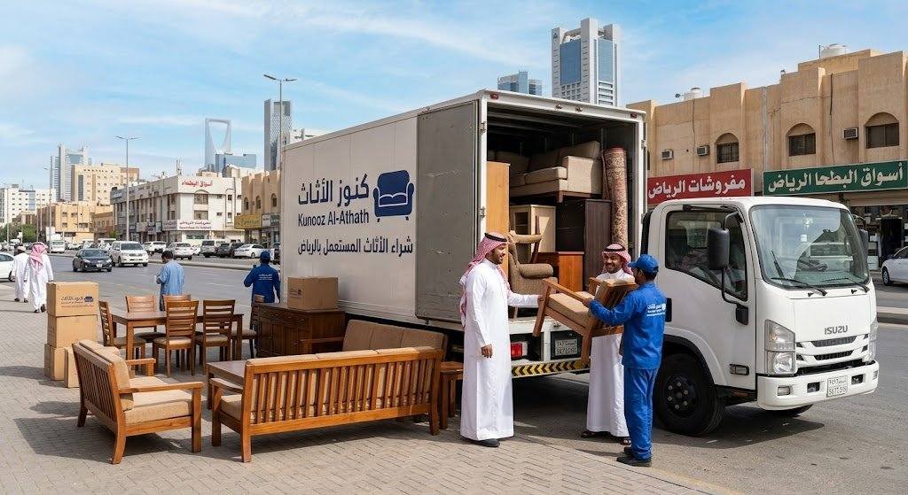 شراء اثاث مستعمل بالرياض بأعلى الأسعار | شركة كنوز الأثاث